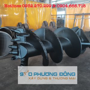 Gầu khoan ruột gà phá đá